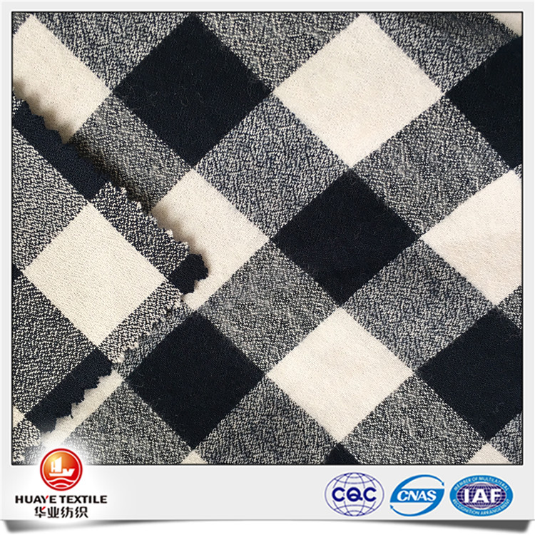 Yarn Dyed Check 100% Cotton Flannel Fabric