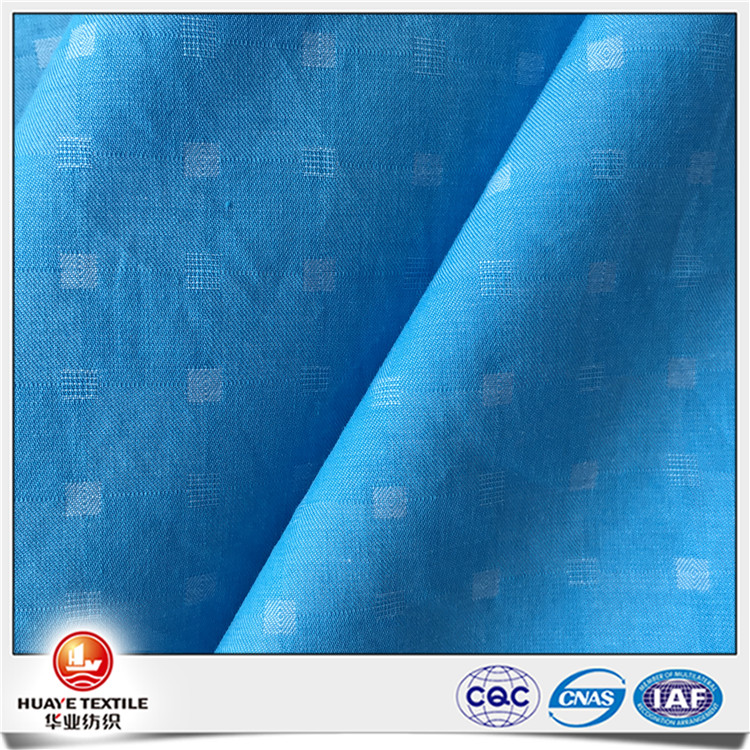 Yarn dyed cotton and tencel dobby fabric for fashion shirt