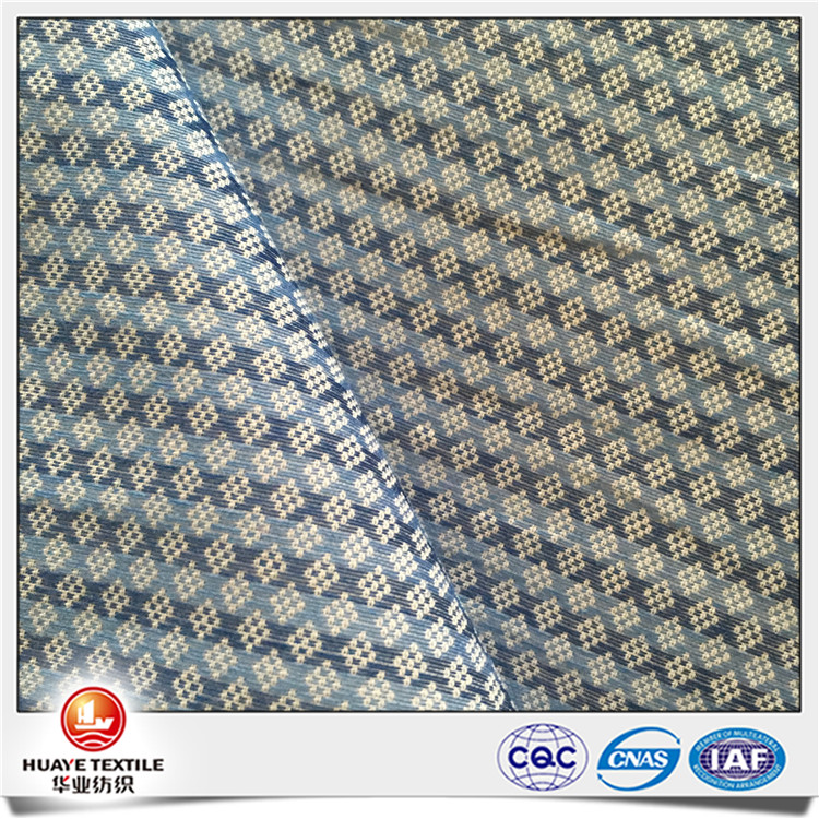 Yarn dyed 100% Cotton mini check dobby fabric for shirt