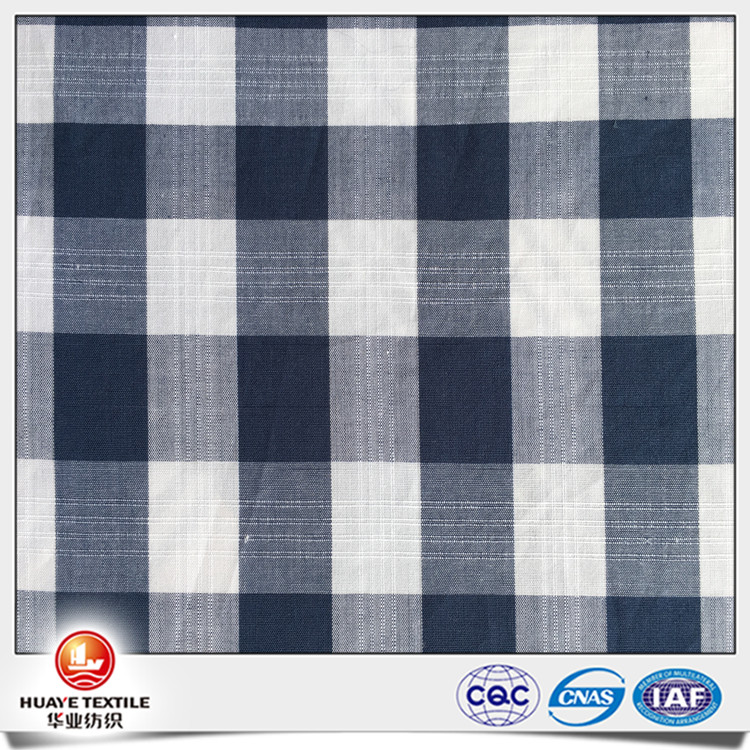 Yarn dyed 100 Cotton check fabric for shirt