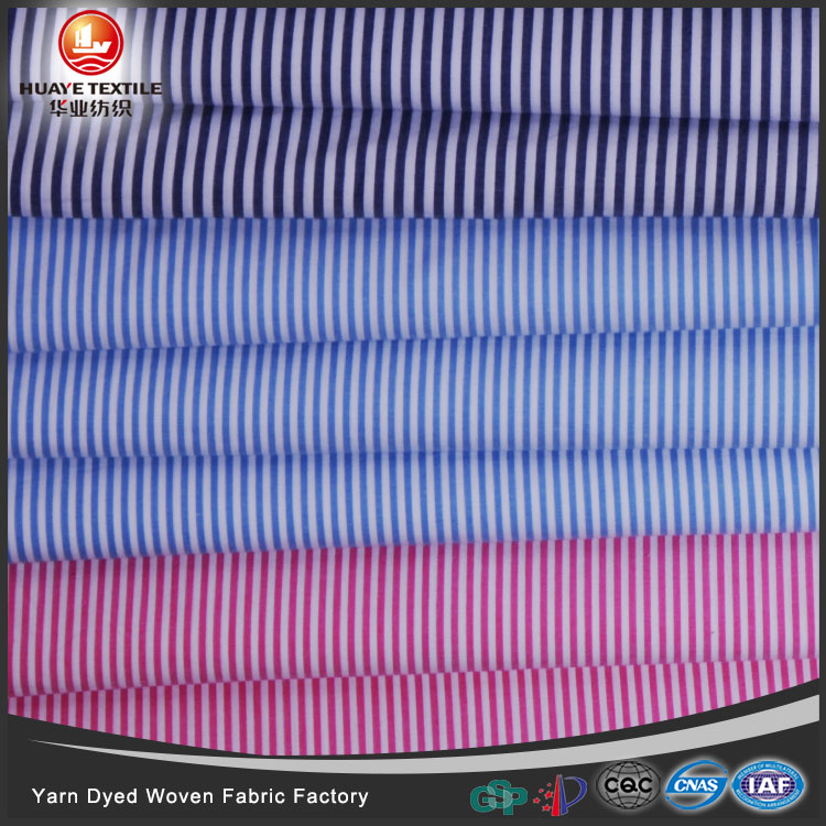 Ready stock high quality 100 cotton wholesale yarn dyed fabric shirting