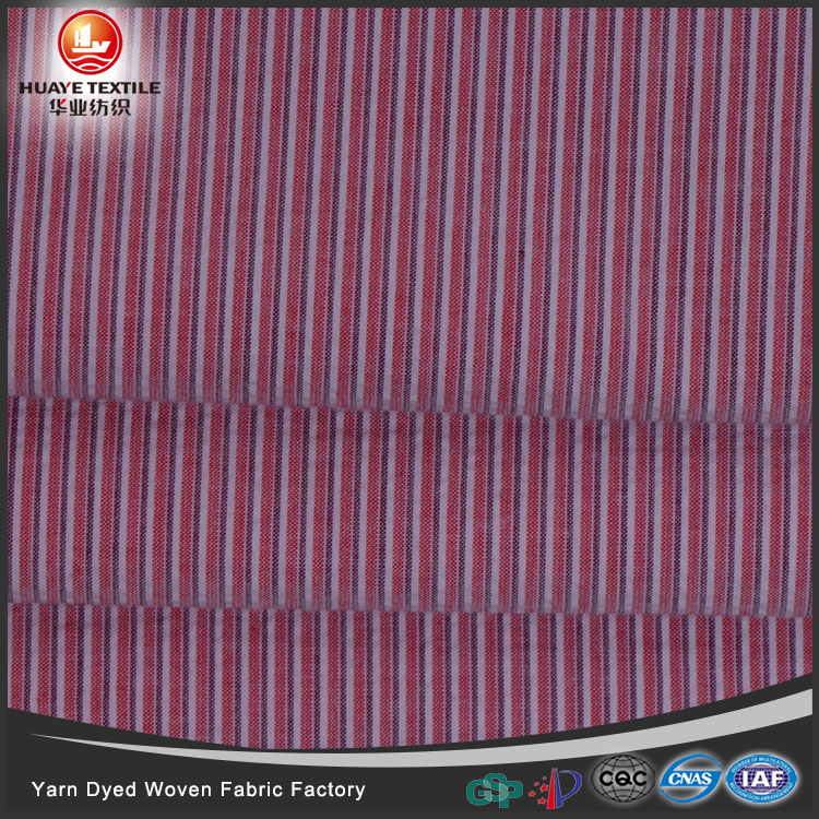 Ready Stock Yarn dyed wholesale quality 100 Cotton strip seersucker fabric for shirt