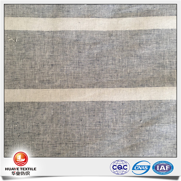 Cotton linen yarn dyed shirting fabrics