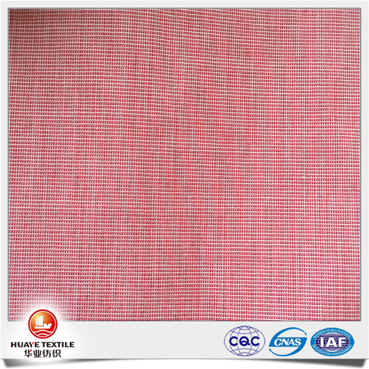 Yarn dyed 100 cotton fil a fil shirt carbon peach fabric